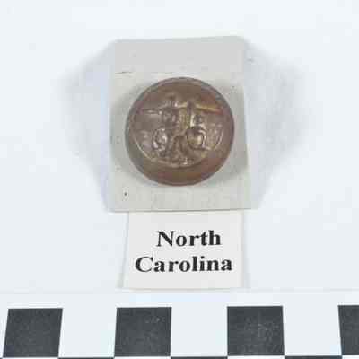 State seal figures Liberty and Plenty with North Carolina