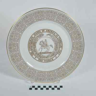 Great Seal of the Confederate States of America plate