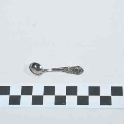 Silver sugar spoon