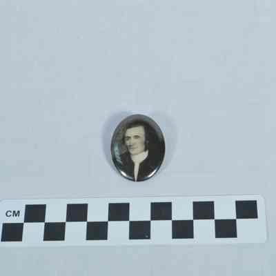 Charles Washington souvenir brooch