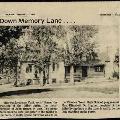 Captain John Avis' house, Charles Town, 1929