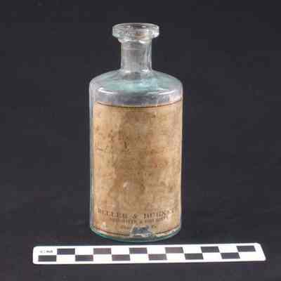 Pharmacy bottle label