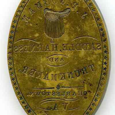 Brass leather stamp