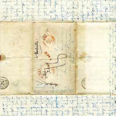 Cross-written letter