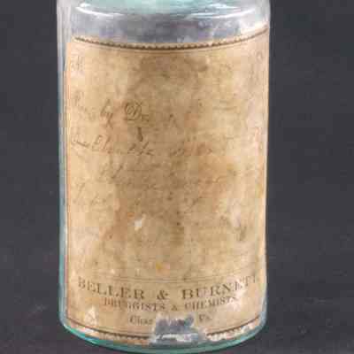 Pharmacy bottle label