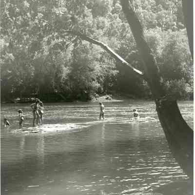 Bathers on the Shenandoah River near Virginius Island