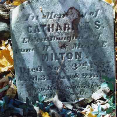Kabletown Churchyard gravestone