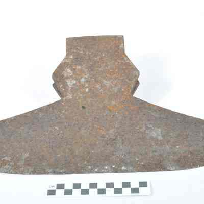 Iron broadax for hewing logs