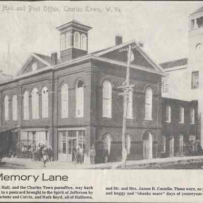 Charles Washington Hall, Charles Town, 1913