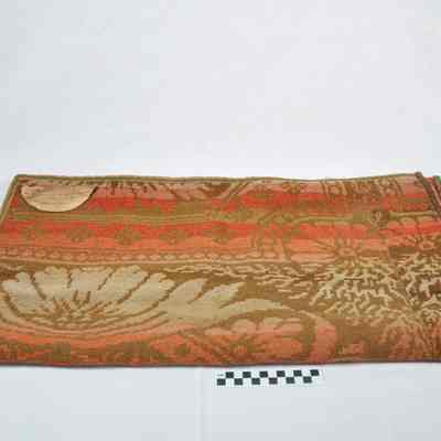 Small piece of ingrain carpet