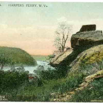 Jefferson Rock. HARPERS FERRY, W. Va.