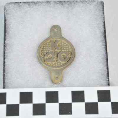 Piece of a horse's bridle, pre-Civil War era