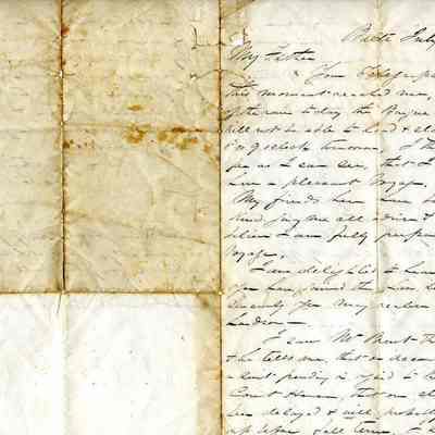 George Beckham's letter to his father (ARC270-2a)