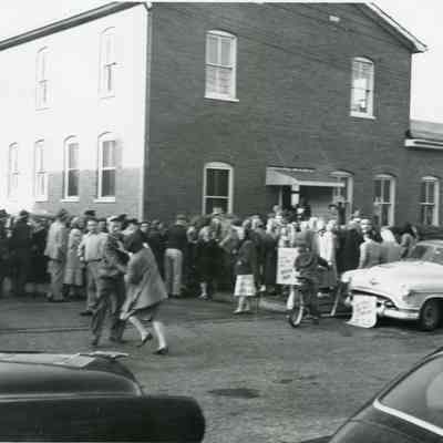 Striking workers at the Perfection Garment Company