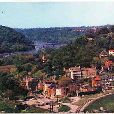 Bird's Eye View of Harpers Ferry