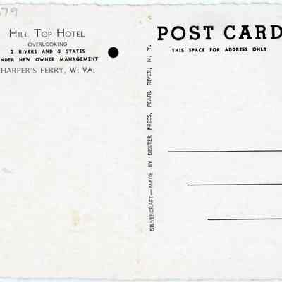 Hill Top Hotel, Harpers Ferry, W. VA.