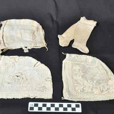 Children's clothing - bonnets and socks