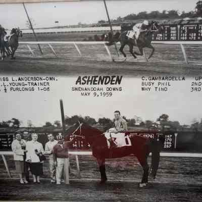 "Ashenden" winners circle photo