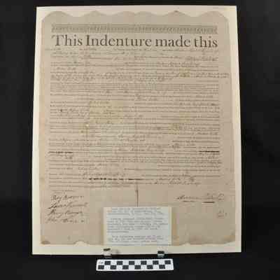 1796 deed for lot 71 in Mecklenburg (now Shepherdstown)