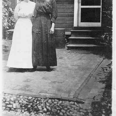 Louise Briscoe and unidentified woman