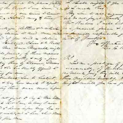 George Beckham's letter to his father (ARC270-2b)