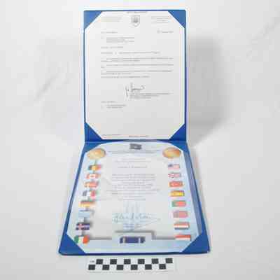 NATO Medal for Service certificate