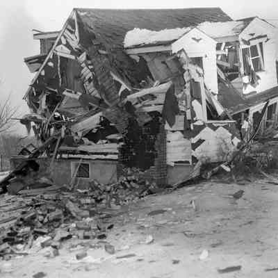 Dynamite truck explosion