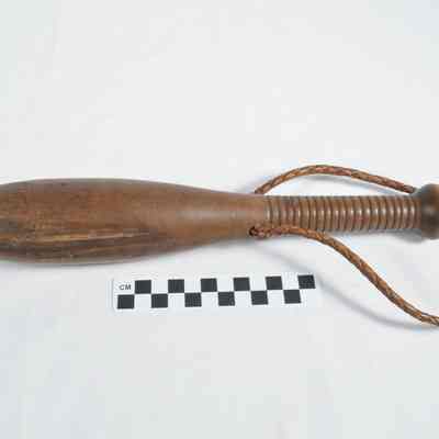 Wooden billy club