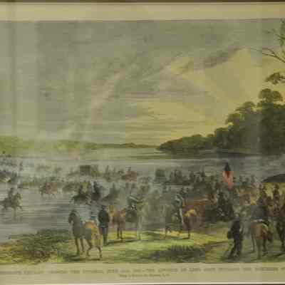 Confederate Cavalry crossing the Potomac 1863: Origformat: Other