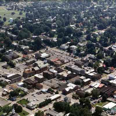 Aerial view of Charles Town, West Virginia