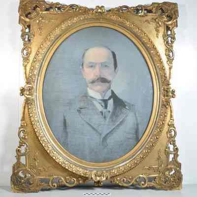 Oval portrait of Braxton D. Gibson