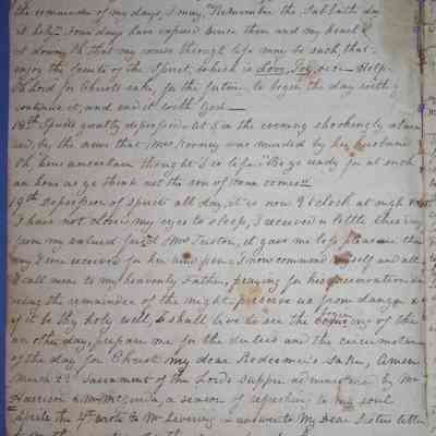 Ann Amelia Stephenson Beckham's diary (ARC270-3b)
