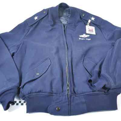 Lightweight blue U.S. Air Force jacket with liner