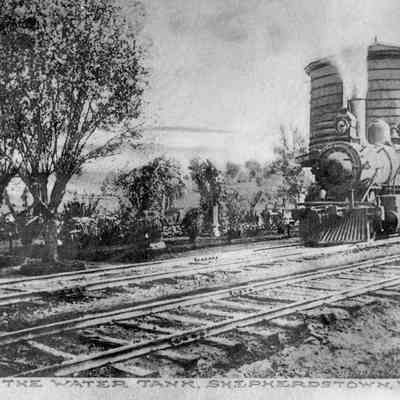 Shenandoah Valley Railroad - water tank at Shepherdstown