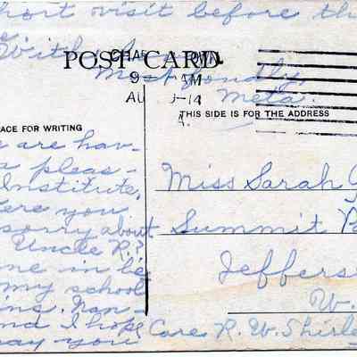 Public School Building Postcard 1: Origformat: Other