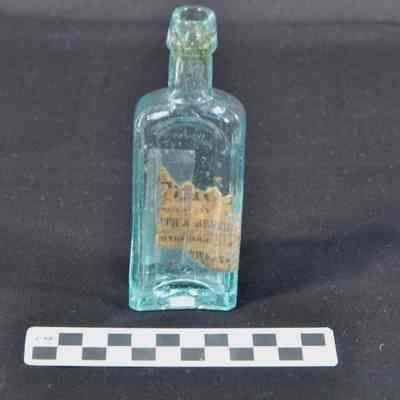 Glass pharmacy bottle