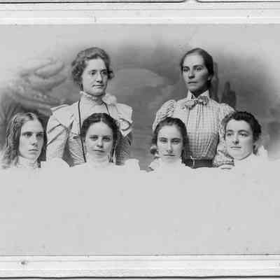 Mary R., Neta Saffell, Mayme R., Maud R., Nannie Thompson, Kate Ramey