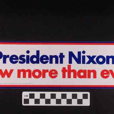 Campaign bumper sticker