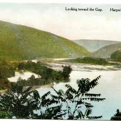 Looking Toward the Gap. Harper's Ferry, W. Va.