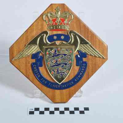 Plaque from Denmark's Minister of Defense