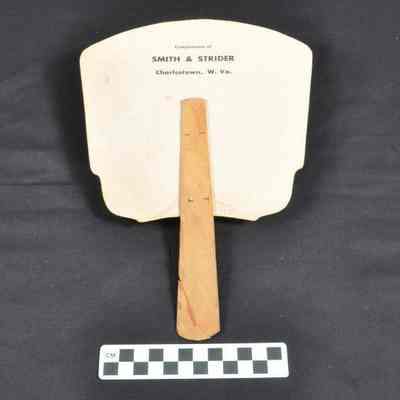 20th Century fan advertising Smith & Strider Funeral Home