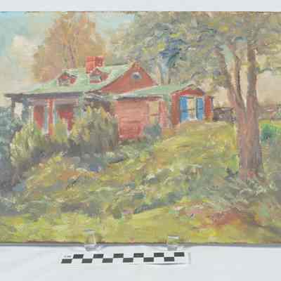A house in Harpers Ferry by Orville Crowder