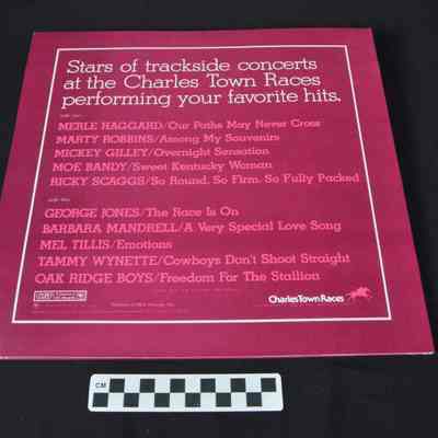 "Charles Town Countryside" phonograph disc record album back