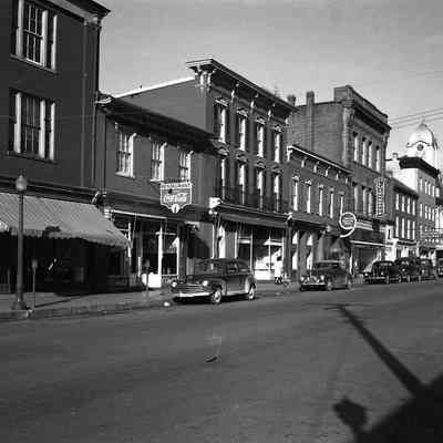 West Washington Street between Lawrence, Charles and George streets