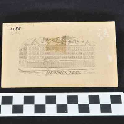 Advertising or business card for the Fransioli Hotel