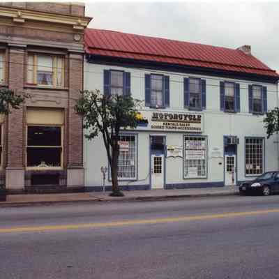 Storefronts on Washington Street