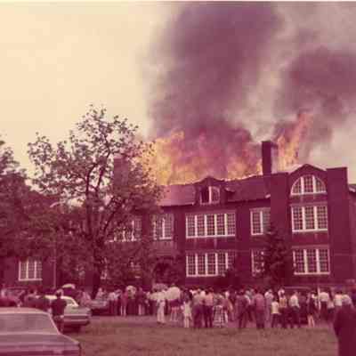 Wright Denny School fire on May 22, 1972 Wright Denny School fire on May 22, 1972, 5:30 pm