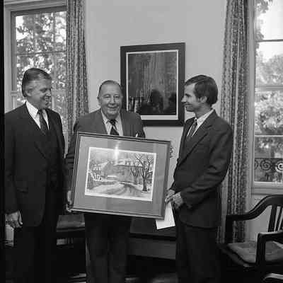 Presentation to U. S. Senator Jennings Randolph