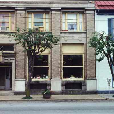 Storefronts on Washington Street