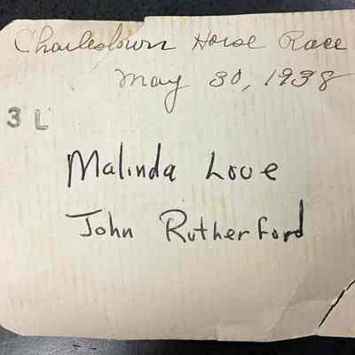 Back of Photo: Notes on when and where the picture was taken